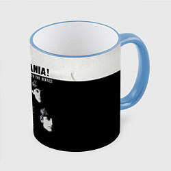 Кружка цветная With The Beatles Битломания