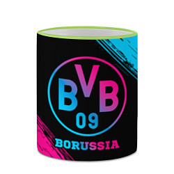 Кружка 3D Borussia - neon gradient, цвет: 3D-светло-зеленый кант — фото 2