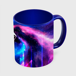 Кружка цветная No Mans Sky неоновый космос