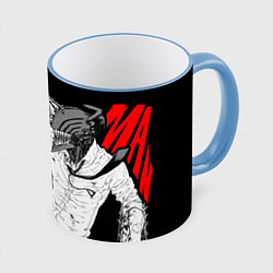 Кружка цветная Человек-бензопила: Дэндзи