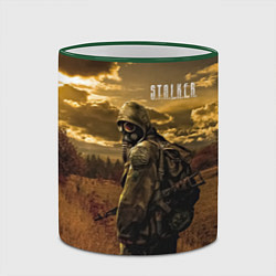 Кружка 3D STALKER В Поле, цвет: 3D-зеленый кант — фото 2