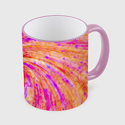 Кружка цветная Color swirls