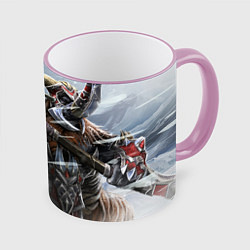 Кружка 3D Magnus art, цвет: 3D-розовый кант