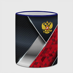 Кружка 3D Red & black Russia, цвет: 3D-синий кант — фото 2