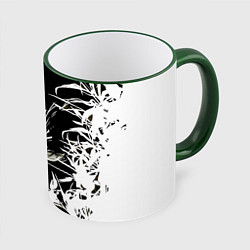 Кружка цветная Канеки Кен и цветы - Токийский гуль