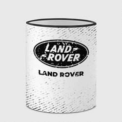 Кружка 3D Land Rover с потертостями на светлом фоне, цвет: 3D-черный кант — фото 2