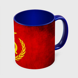 Кружка цветная СССР - старый флаг