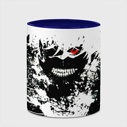 Кружка 3D Tokyo Ghoul Kaneki Ken paint, цвет: 3D-белый + синий — фото 2