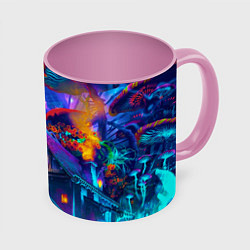 Кружка цветная Неоновая страна