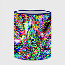 Кружка 3D Acid pixels, цвет: 3D-синий кант — фото 2