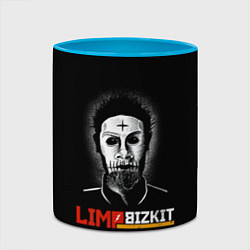 Кружка 3D Limp bizkit Wes Borland, цвет: 3D-белый + небесно-голубой — фото 2