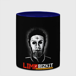 Кружка 3D Limp bizkit Wes Borland, цвет: 3D-белый + синий — фото 2