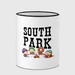 Кружка 3D South park кострёр, цвет: 3D-черный кант — фото 2