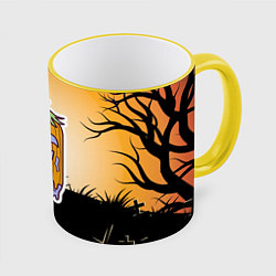 Кружка цветная Тыквенное мороженое