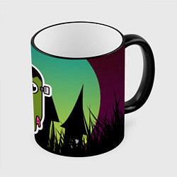 Кружка цветная Мороженое - зомби