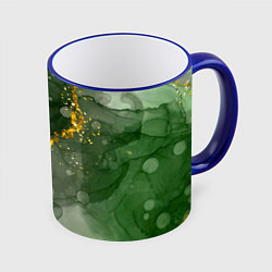 Кружка цветная Изумрудная фантазия