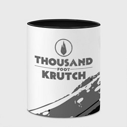 Кружка 3D Thousand Foot Krutch логотип, цвет: 3D-белый + черный — фото 2