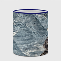 Кружка 3D Море и гора, цвет: 3D-синий кант — фото 2