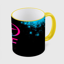 Кружка цветная JAC - neon gradient