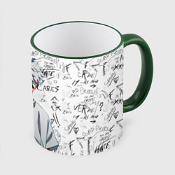 Кружка цветная Сатору Годжо в очках - магическая битва