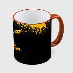 Кружка 3D Tokyo Revengers - gold gradient, цвет: 3D-оранжевый кант