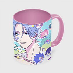 Кружка цветная Рэки Кян и Ланга Хасэгава