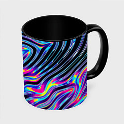 Кружка цветная Голографические полосы