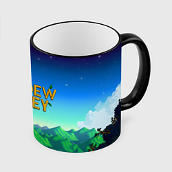 Кружка цветная Горы Stardew Valley
