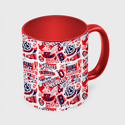 Кружка 3D Made fresh daily, цвет: 3D-белый + красный