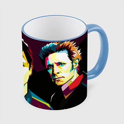 Кружка цветная Green day portrait