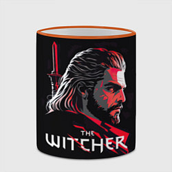 Кружка 3D Witcher art, цвет: 3D-оранжевый кант — фото 2