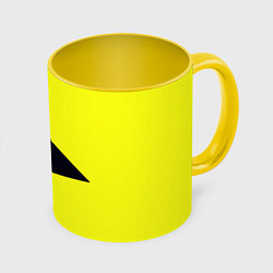 Кружка 3D Дэвид Мартинес, цвет: 3D-белый + желтый