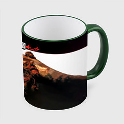 Кружка 3D Шестой лесничий - Алиса, цвет: 3D-зеленый кант