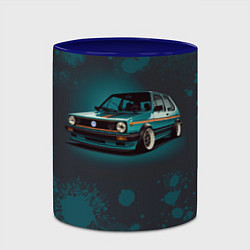 Кружка 3D Golf Mk 1992, цвет: 3D-белый + синий — фото 2