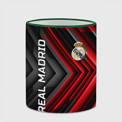 Кружка 3D Real Madrid art, цвет: 3D-зеленый кант — фото 2