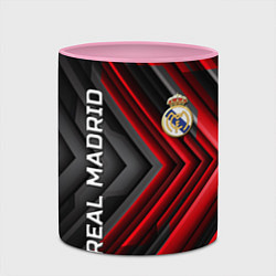 Кружка 3D Real Madrid art, цвет: 3D-белый + розовый — фото 2