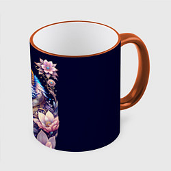 Кружка цветная Мистическая волчица