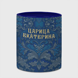 Кружка 3D Царица Екатерина, цвет: 3D-белый + синий — фото 2