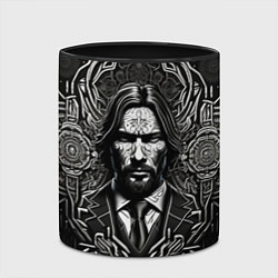 Кружка 3D Джон Уик, цвет: 3D-белый + черный — фото 2