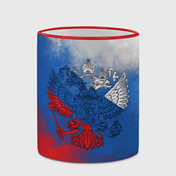 Кружка 3D Триколор градиент, цвет: 3D-красный кант — фото 2