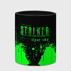Кружка 3D Stalker clear sky radiation, цвет: 3D-белый + черный — фото 2