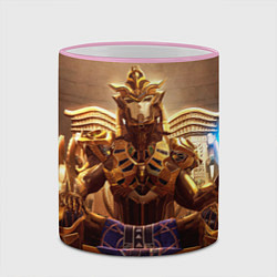 Кружка 3D PUBG фараоны, цвет: 3D-розовый кант — фото 2