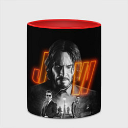 Кружка 3D John Wick Chapter 4, цвет: 3D-белый + красный — фото 2