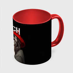 Кружка цветная Ведьма с ослом