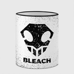 Кружка 3D Bleach с потертостями на светлом фоне, цвет: 3D-черный кант — фото 2