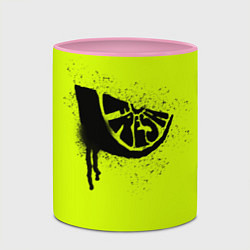 Кружка 3D Fresh lime, цвет: 3D-белый + розовый — фото 2
