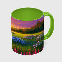 Кружка цветная Летний закат