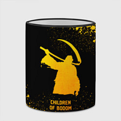 Кружка 3D Children of Bodom - gold gradient, цвет: 3D-черный кант — фото 2