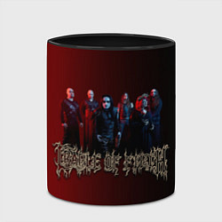 Кружка 3D Cradle of Filth band, цвет: 3D-белый + черный — фото 2