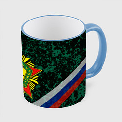 Кружка цветная Пограничные войска РФ